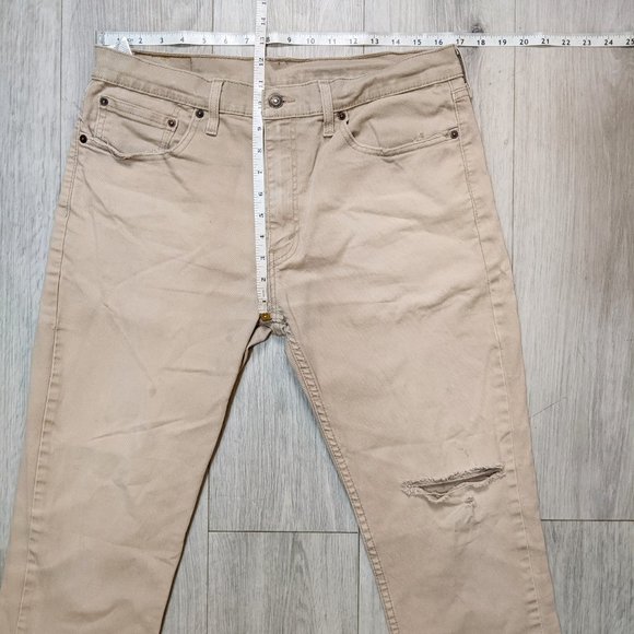 Levi's 511 Distressed Denim Jean - Picture 5 of 9